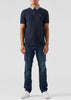 Weekend Offender Polo's  Costa - navy blue house check 