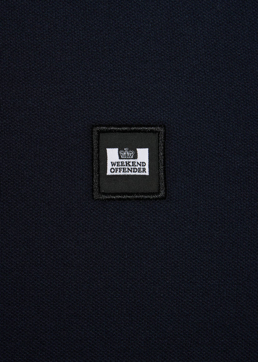 Weekend Offender Polo's  Costa - navy house check 