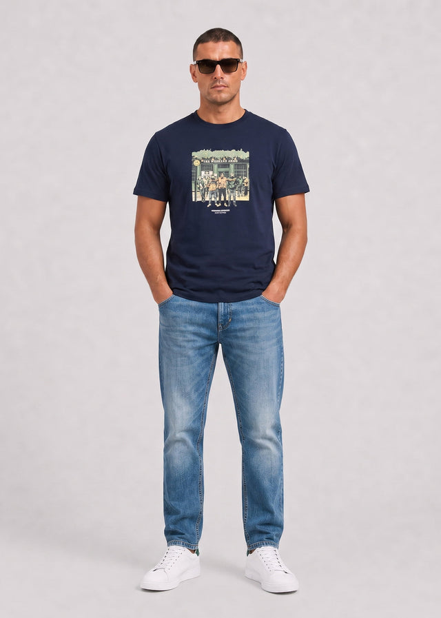 Weekend Offender T-shirts Taberna - navy