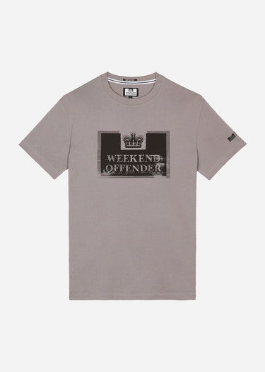 Weekend Offender T-shirts  Bonpensiero - light grey 