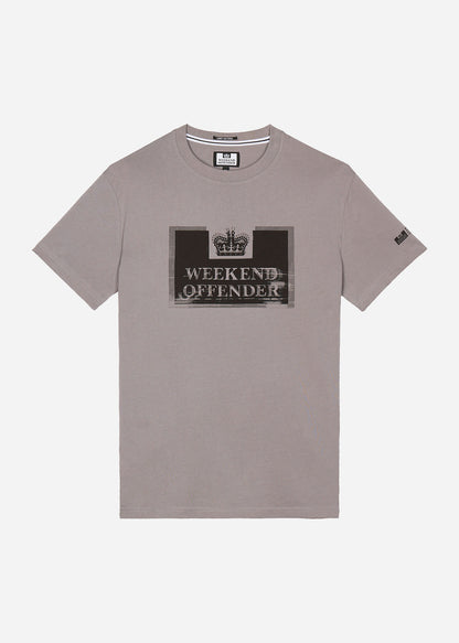 Weekend Offender T-shirts  Bonpensiero - light grey 