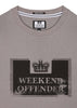 Weekend Offender T-shirts  Bonpensiero - light grey 