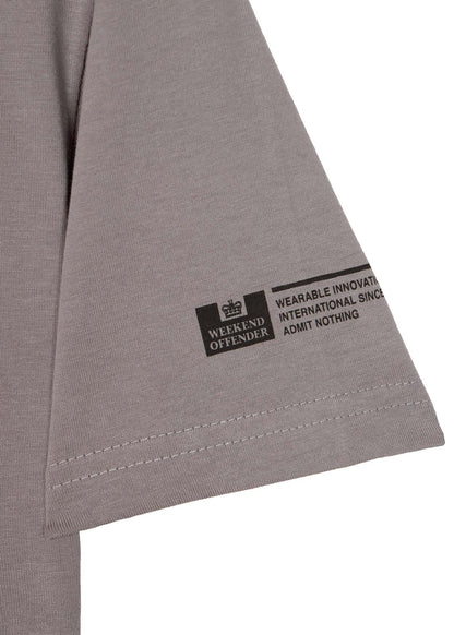 Weekend Offender T-shirts  Bonpensiero - light grey 