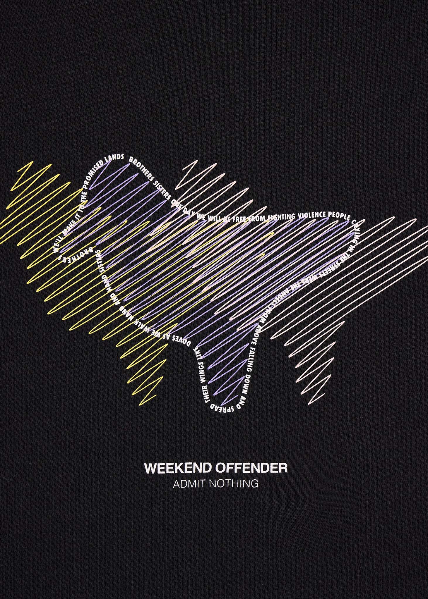 Weekend Offender T-shirts  Gabe - black 