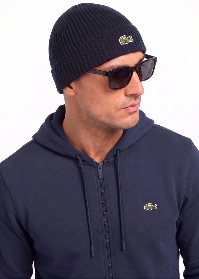Lacoste Caps Knitted cap - navy blue