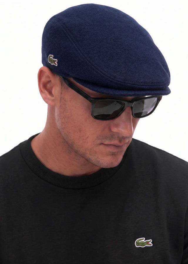 Lacoste Caps Flat Cap - navy blue