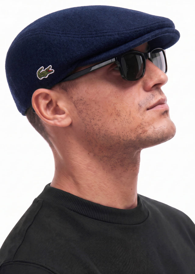 Lacoste Caps Flat Cap - navy blue