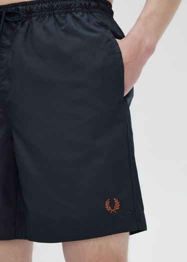 Fred Perry Zwembroeken Classic swimshort - navy cinnamon