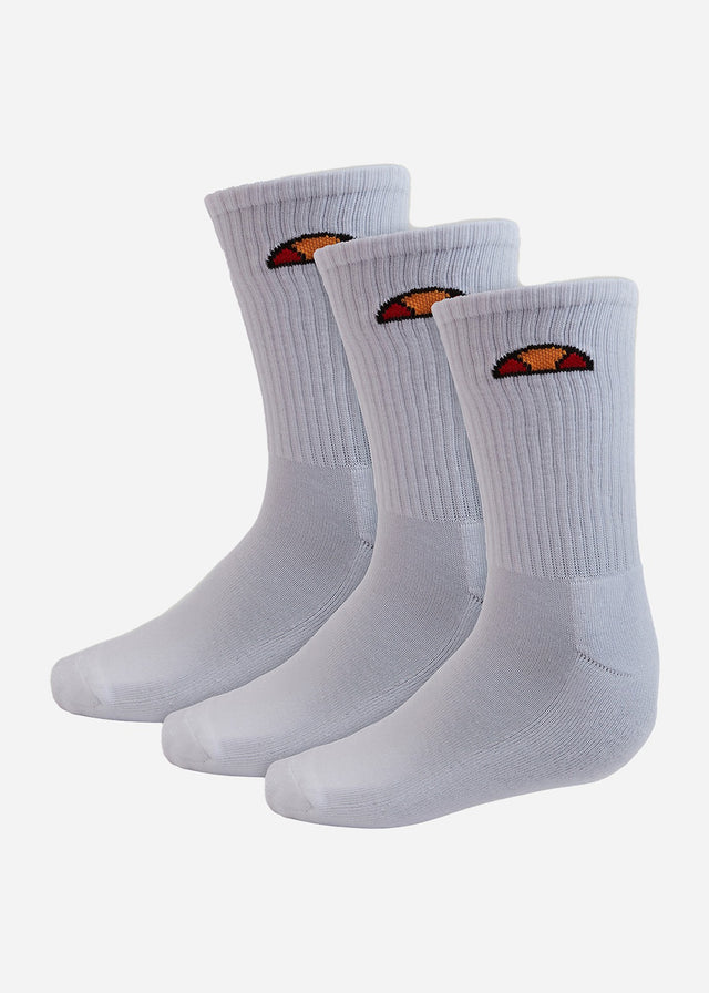 Ellesse Socks  Tisbi 3 pk sock - white 