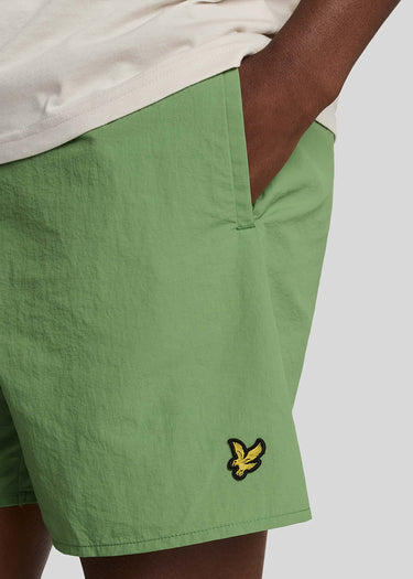 Lyle & Scott Zwembroeken Plain swimshort - smoke green