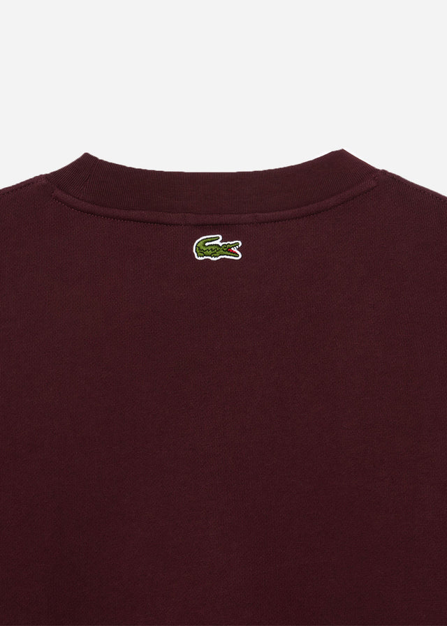 Lacoste Sweaters  Sweatshirt logo print- expresso 