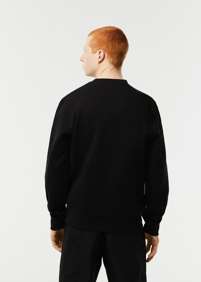 Lacoste Sweaters  Contrast stripe sweater - black 