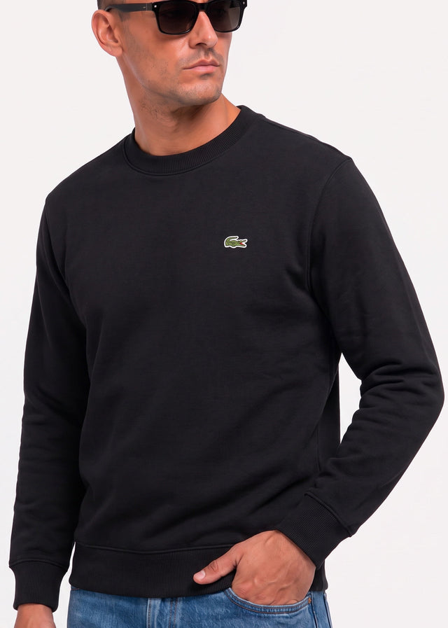 Lacoste Sweaters Fleece sweatshirt - black