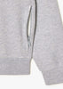 Lacoste Vesten  Brushed fleece zip through sweater - Silver Chine 