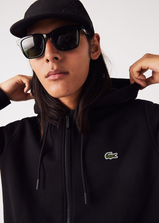 Lacoste Cardigans Sweater zip - black