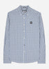 Weekend Offender Overhemden  Lisbon - blue house check 