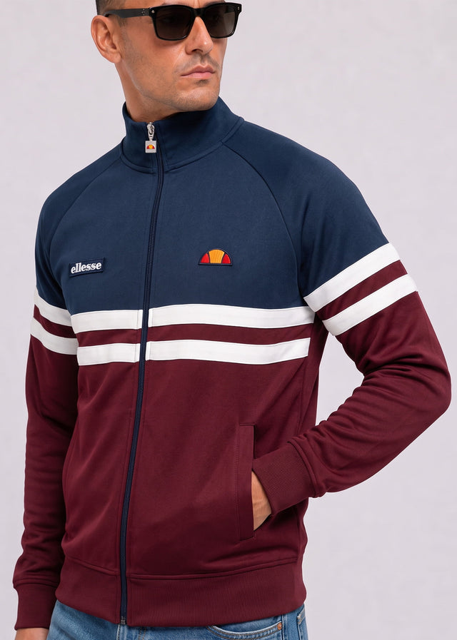 Ellesse Cardigans Rimini track jacket - burgundy navy
