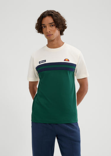 Ellesse T-shirts Venire tee - off white dark green