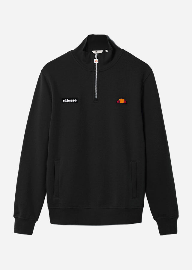 Ellesse Sweaters Pelegrini quarter zip - black