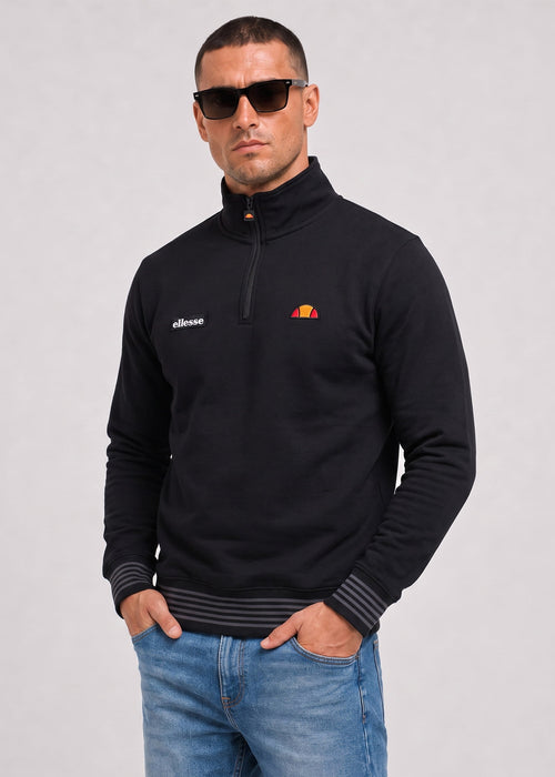 Verazo quarter zip top - black