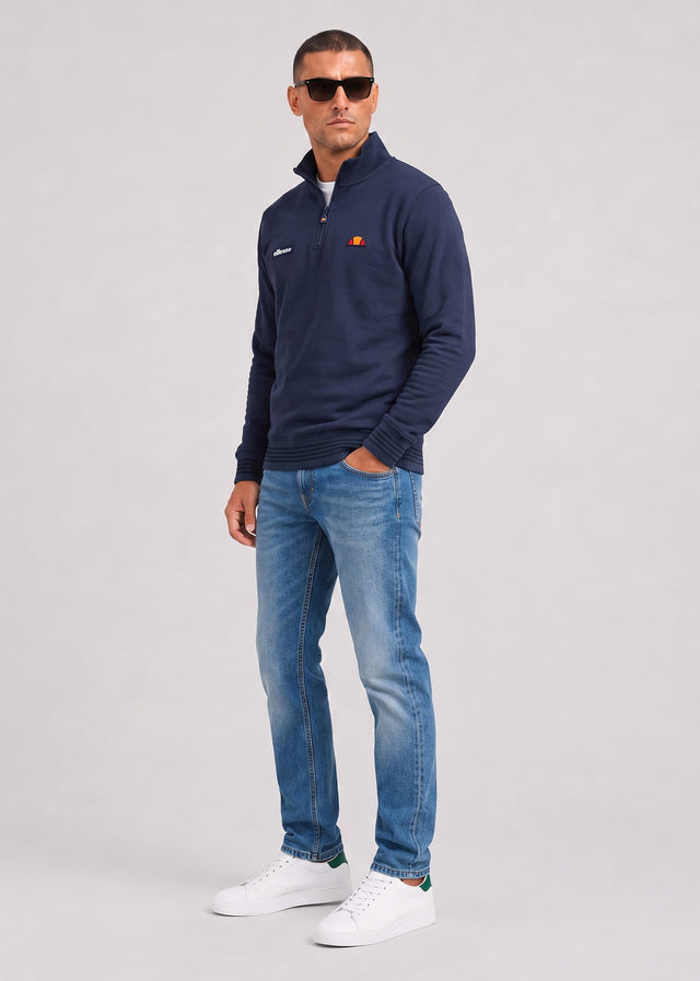 Ellesse Sweaters Verazo quarter zip top - navy