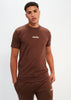 Ellesse T-shirts  Ollio tee - dark brown 