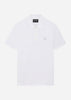 Lyle & Scott Polo's  Tonal eagle polo shirt - white 