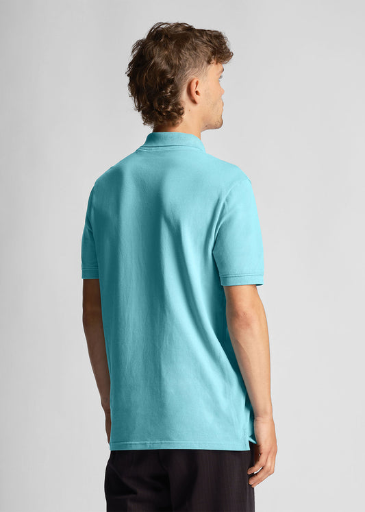 Lyle & Scott Polo's  Plain polo shirt - alpine sky 