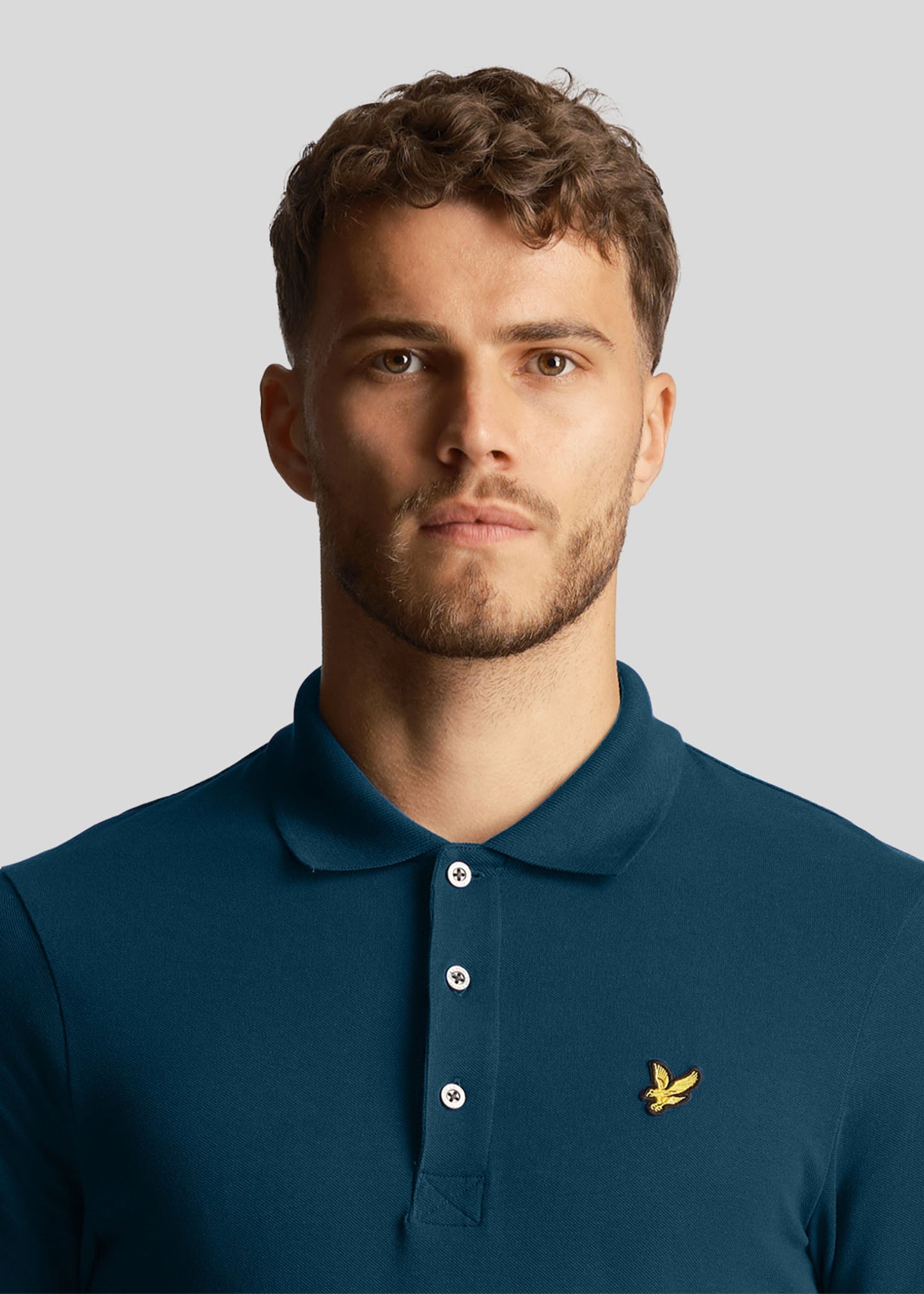 Plain polo shirt - apres navy