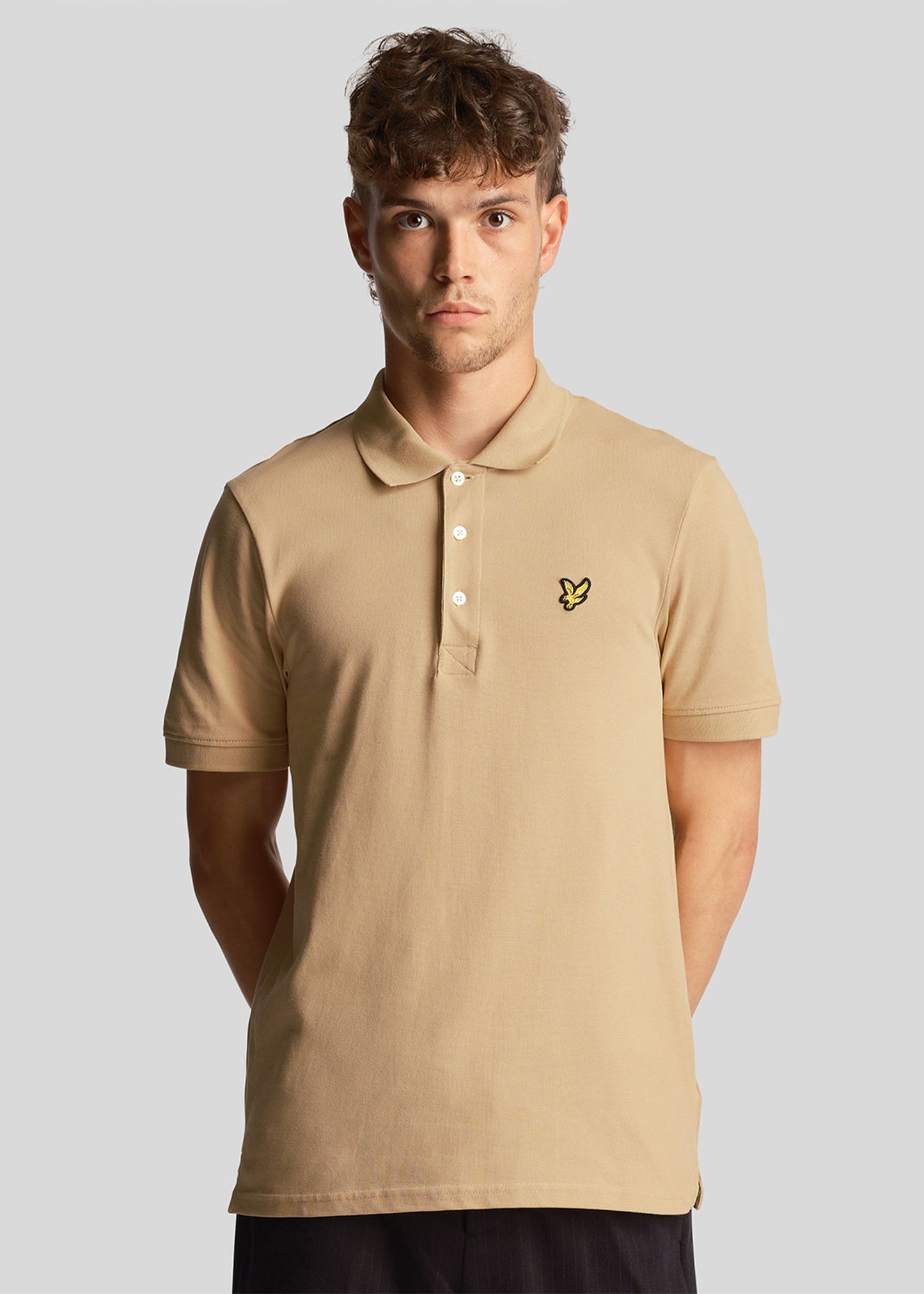 Plain polo shirt - cairngorms khaki