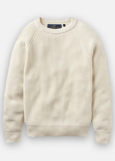 Henri Lloyd Sweaters Golant ribbed crew - ecru