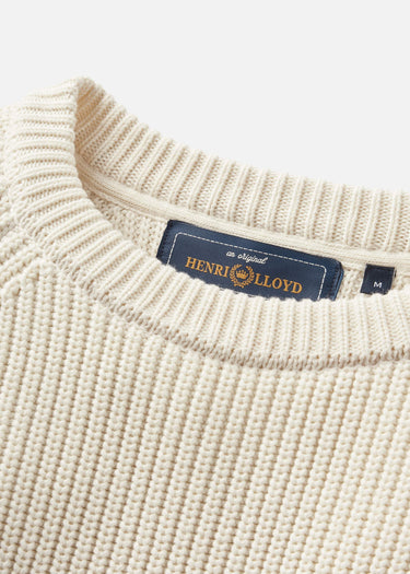 Henri Lloyd Sweaters Golant ribbed crew - ecru