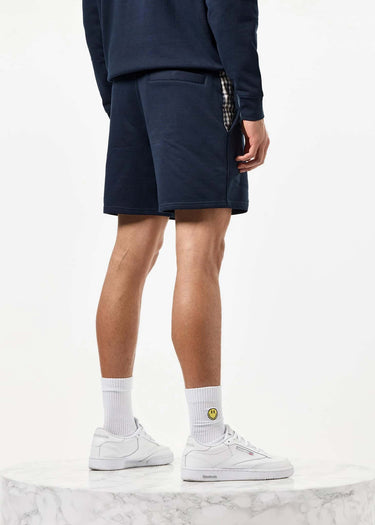 Weekend Offender Korte Broeken Pankow - navy mid house check