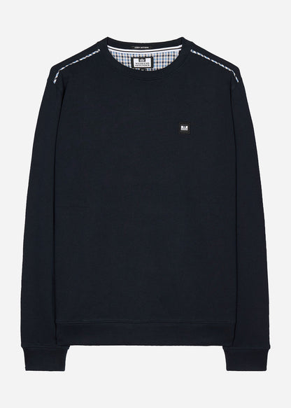 Weekend Offender Truien  Vega - navy blue house check 