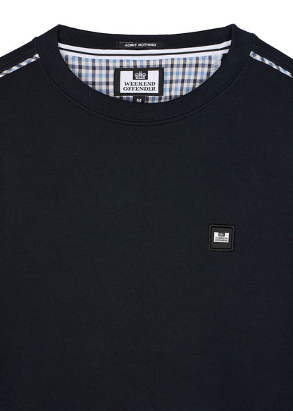 Weekend Offender Truien  Vega - navy blue house check 