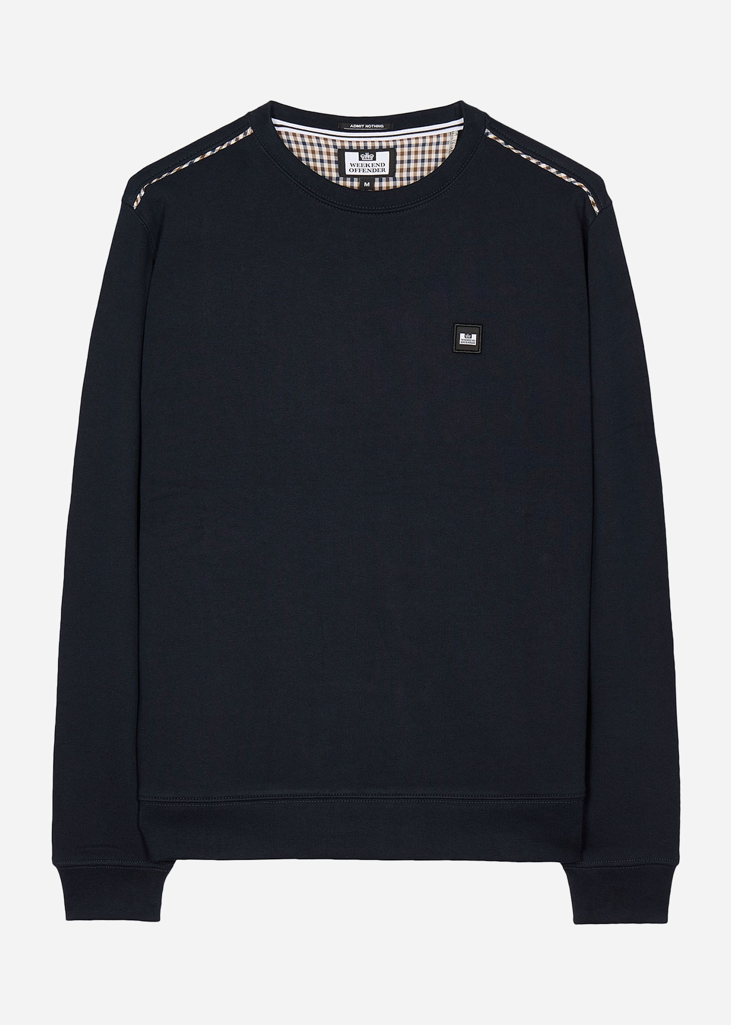 Weekend Offender Truien  Vega - navy house check 