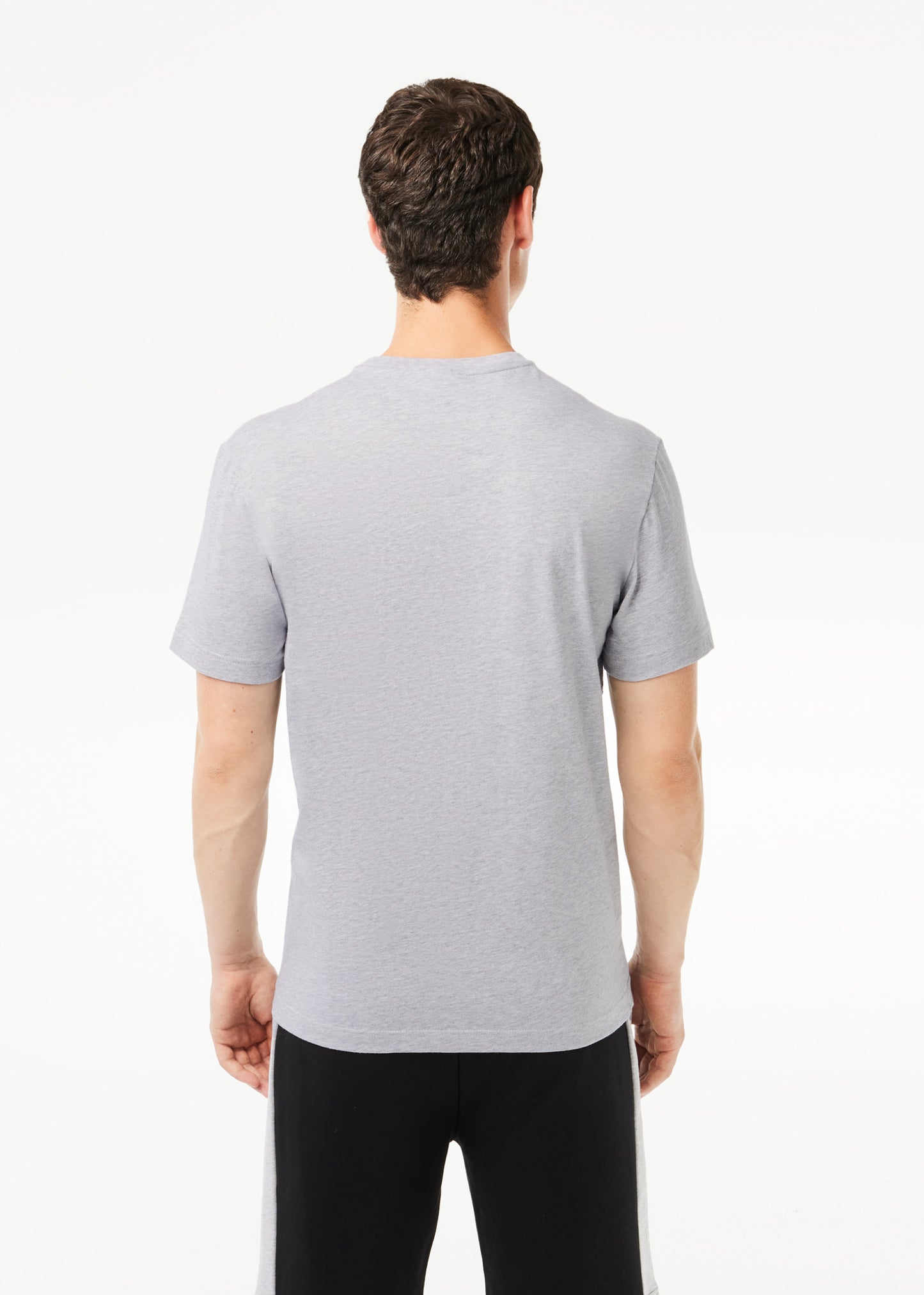 Colorblock t-shirt - silver chine black