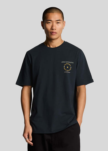Lyle & Scott T-shirts Lyle athletic graphic tshirt - dark navy