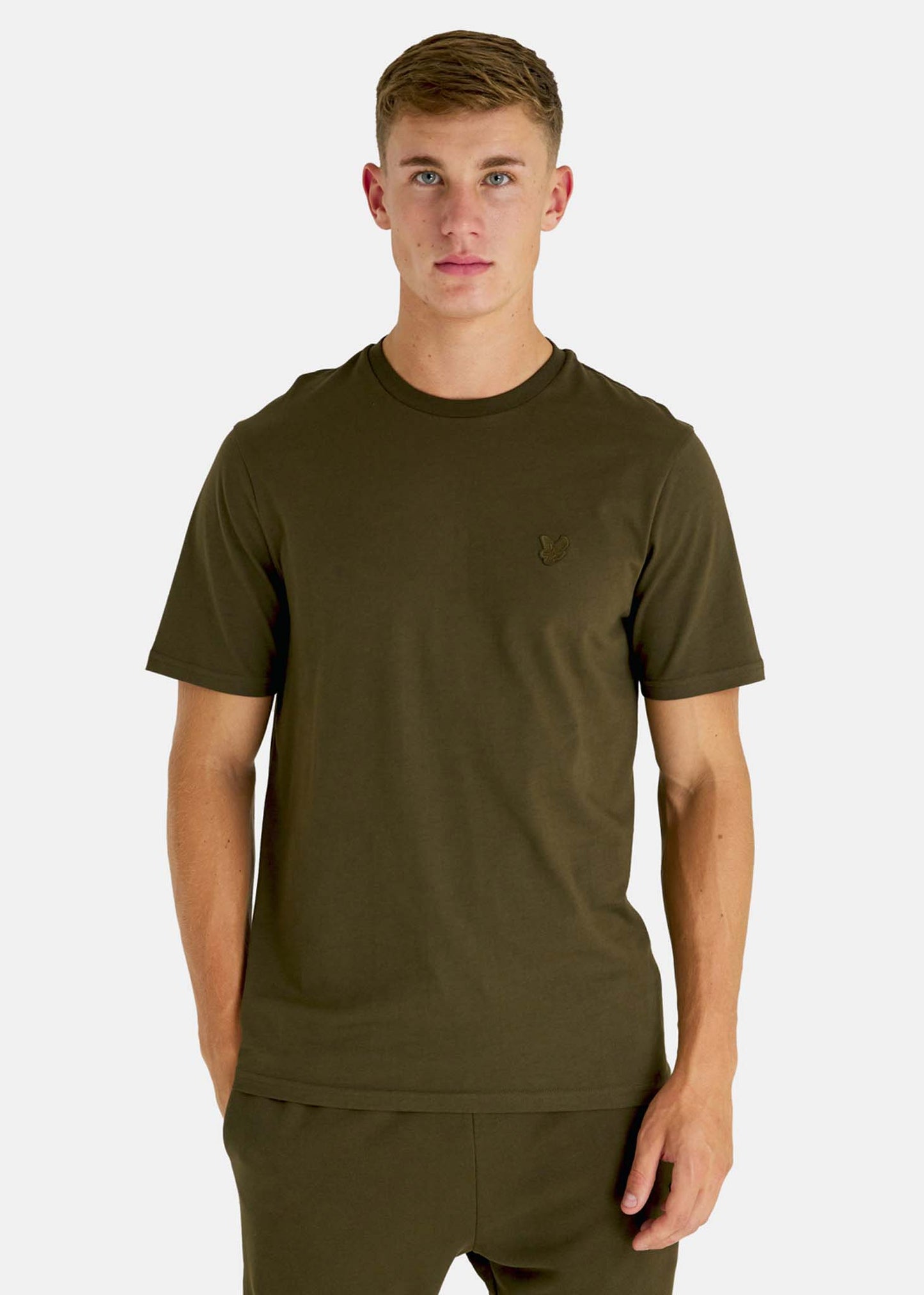 Tonal eagle t-shirt - olive
