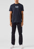 Weekend Offender T-shirts  Dygas - navy blue house check 