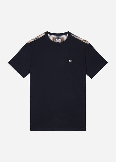 Weekend Offender T-shirts  Diaz - navy blue house check 