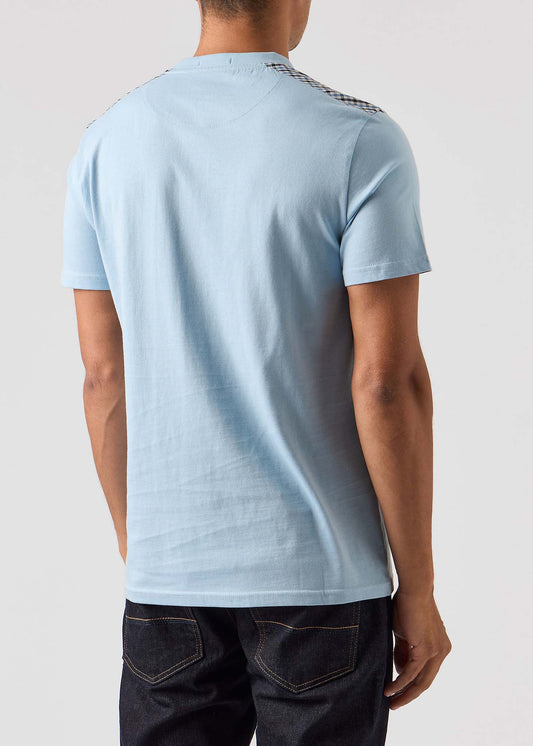 Weekend Offender T-shirts  Diaz - winter sky blue house check 