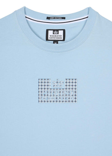 Weekend Offender T-shirts  Dygas - winter sky blue house check 