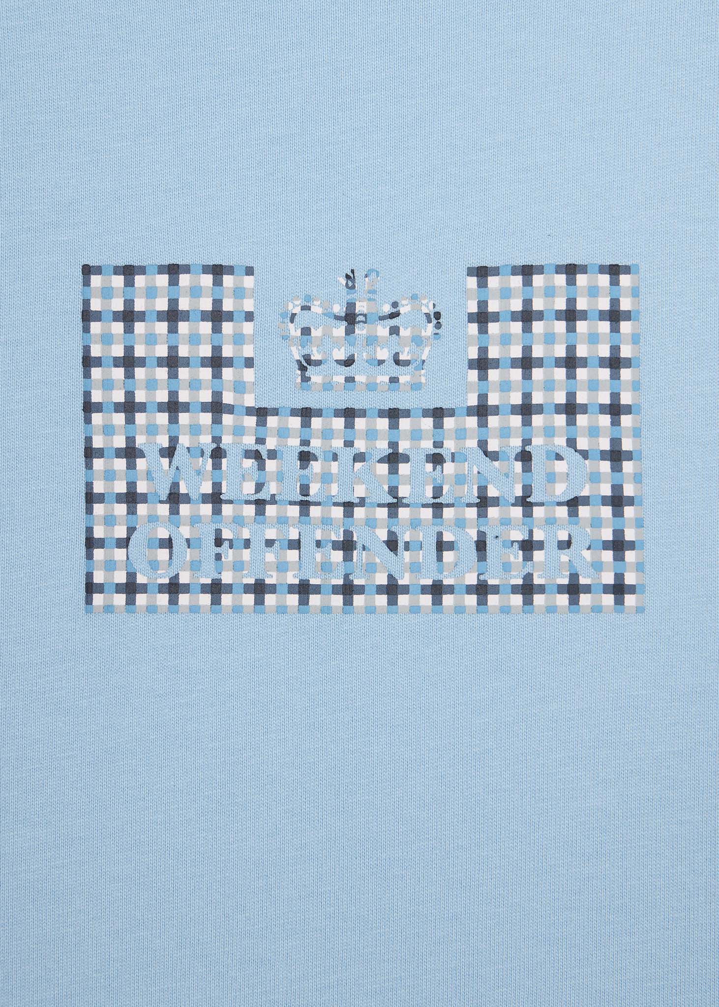 Weekend Offender T-shirts  Dygas - winter sky blue house check 