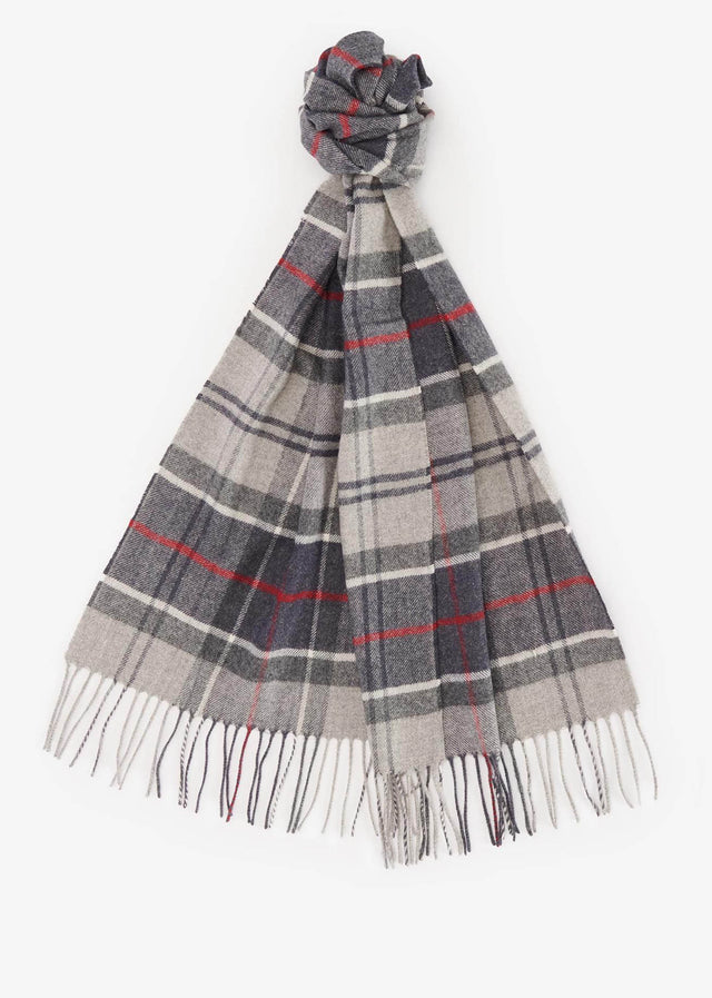 Barbour Scarves  Yaxley tartan scarf - blue granite 