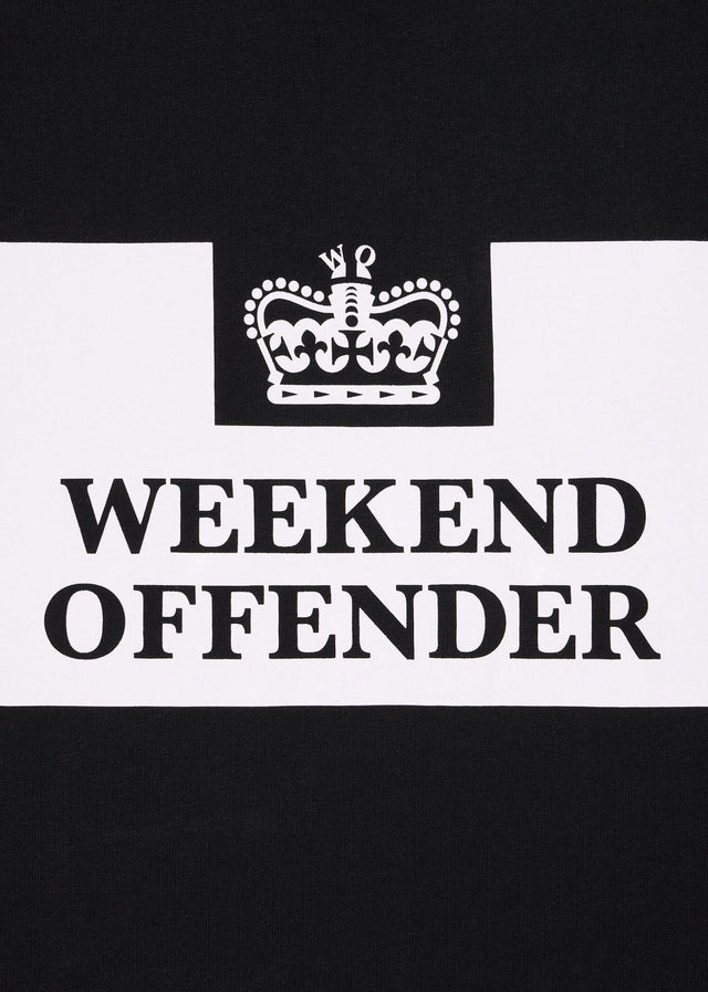 Weekend Offender T-shirts Prison - black