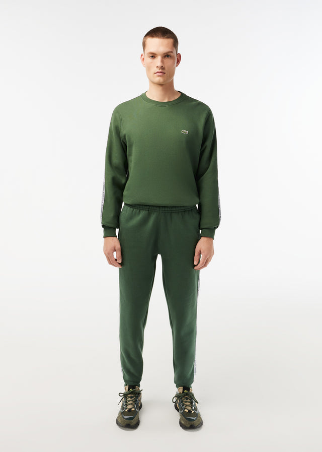 Lacoste Pants  Contrast stripe tracksuit trousers - sequoia 