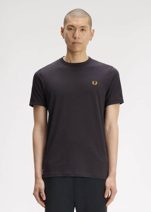 Fred Perry T-shirts Ringer t-shirt - anchor grey
