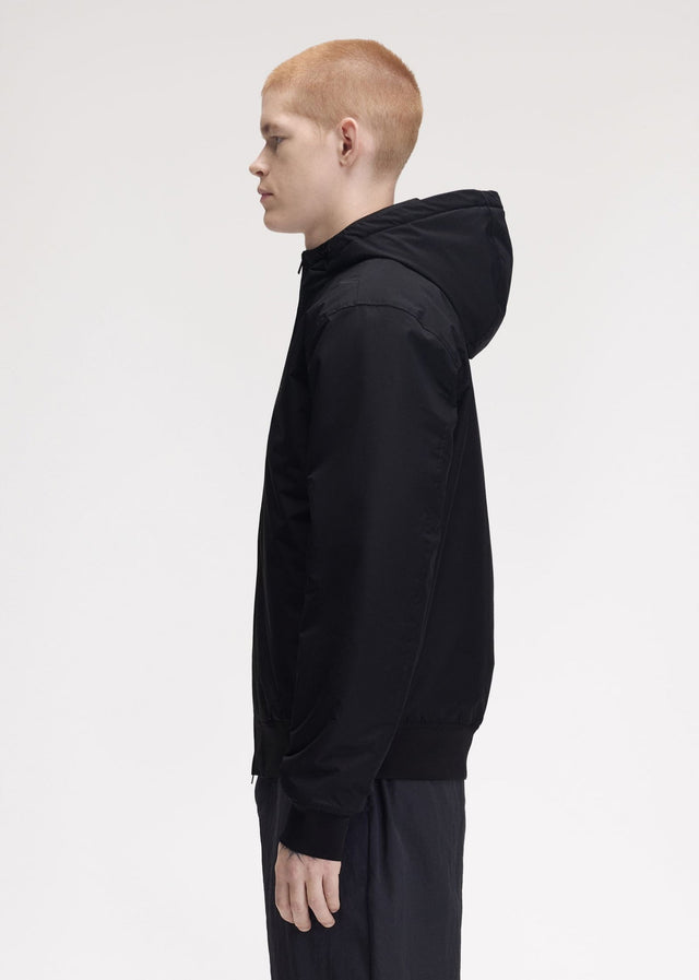Fred Perry Jackets Hooded brentham jacket - black