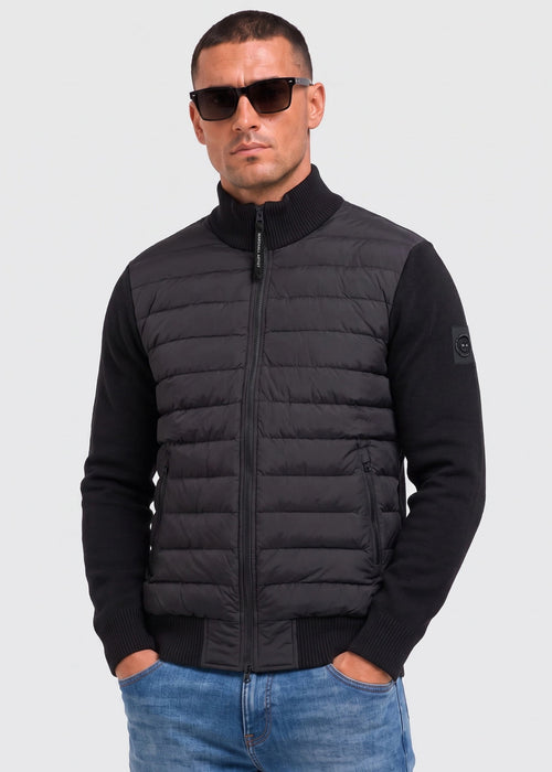 Aldgate hybrid knit - black